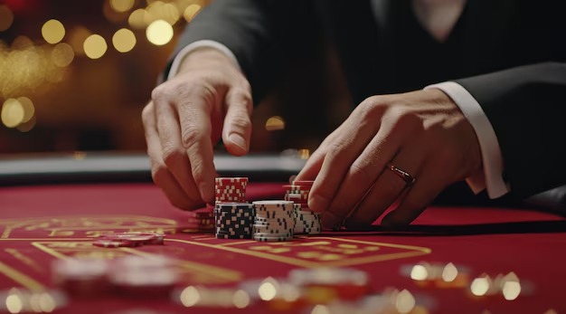 Professional dealer at rtp paris88 Fortune Ox table rtp paris88 live dealer in professional studio environment